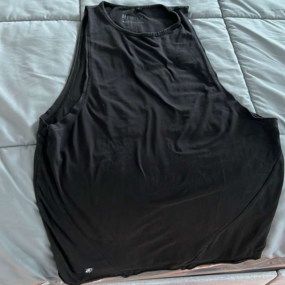 Large Alphalete Black Cutoff